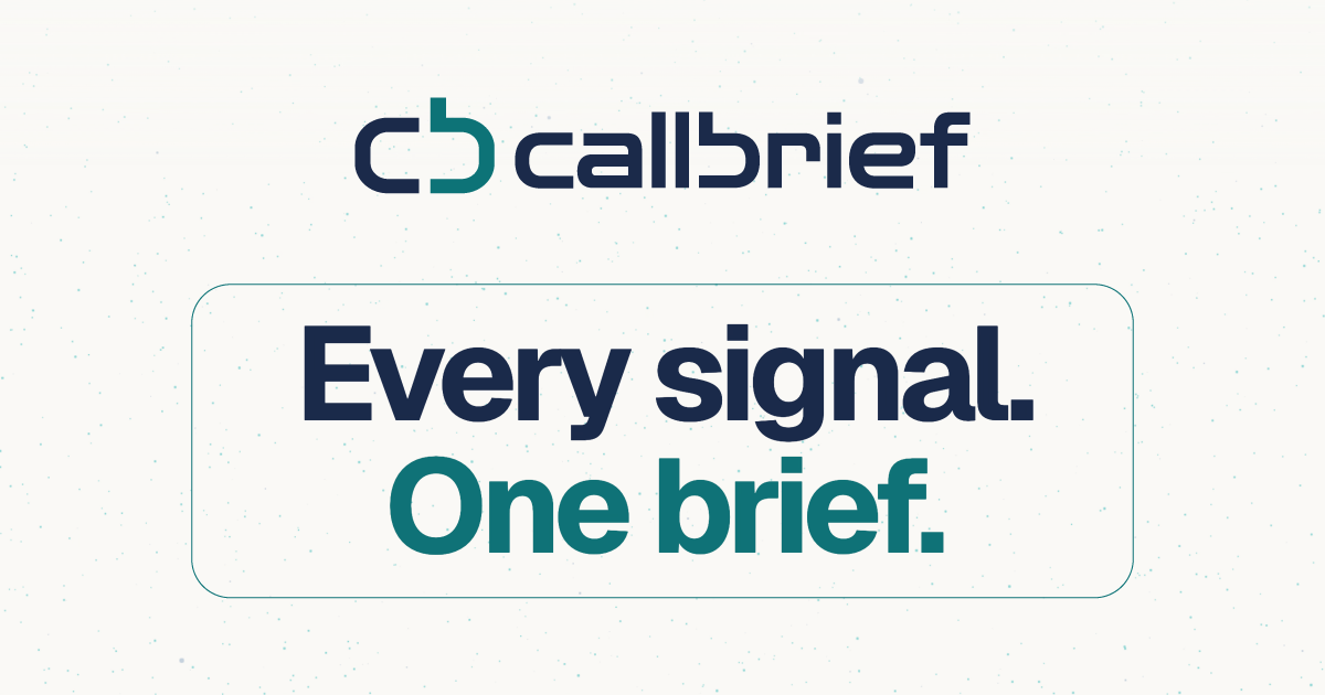 CallBrief.ai | Actionable Intelligence for Meetings